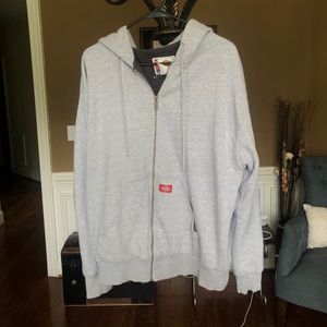Dickies Zip Up Jacket Sweatshirt